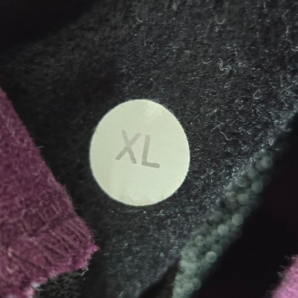 Lululemon Athletica Men's XL Purple Full Zip Hoodie Jacket Fleece Lined - Picture 7 of 10